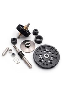 Axial SCX10 Transmission Metal Gear Set – Reinforced Steel Transmission Gear Assembly 56T/15T