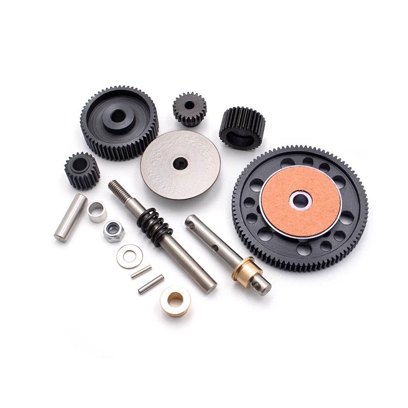 Axial SCX10 Transmission Metal Gear Set – Reinforced Steel Transmission Gear Assembly 56T/15T