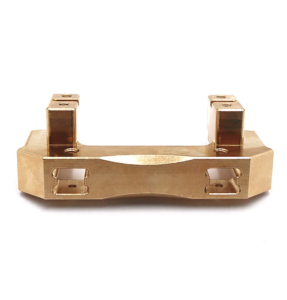 Front Servo Mount & Bumper Brace with Copper Weight for Traxxas TRX-4 TRX6
