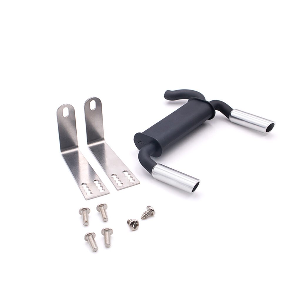 Metal Exhaust Pipe Tailpipe for TRX-4 Axial SCX10 90046 RC Crawler Car Upgrade Parts