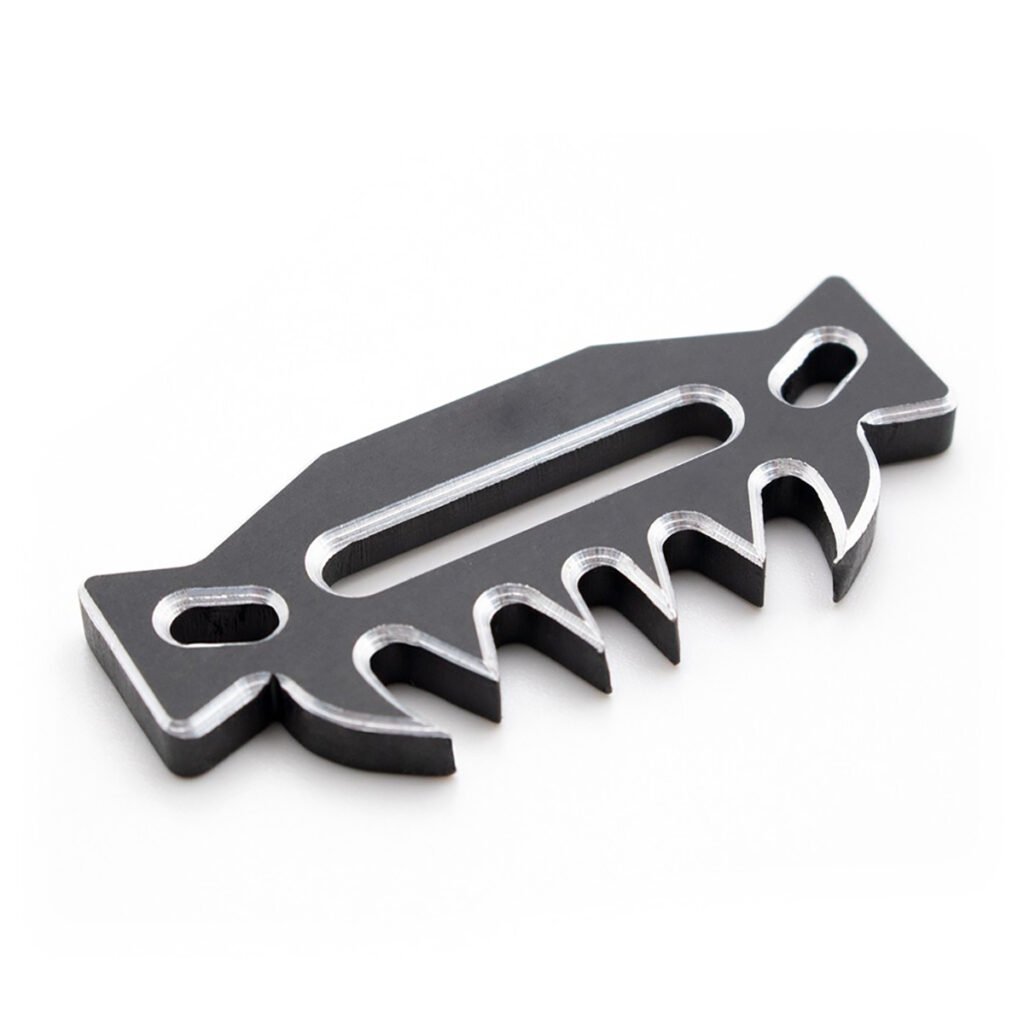 Aluminum Winch Fairlead Roller Guide for SCX10 TRX-4 Front Bumper