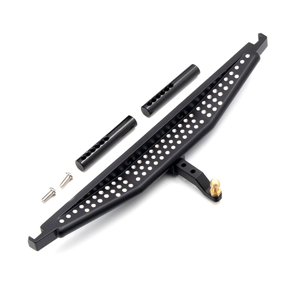 Metal Rear Bumper for Traxxas TRX-4 Aluminum Rear Impact Guard for RC Crawler Car