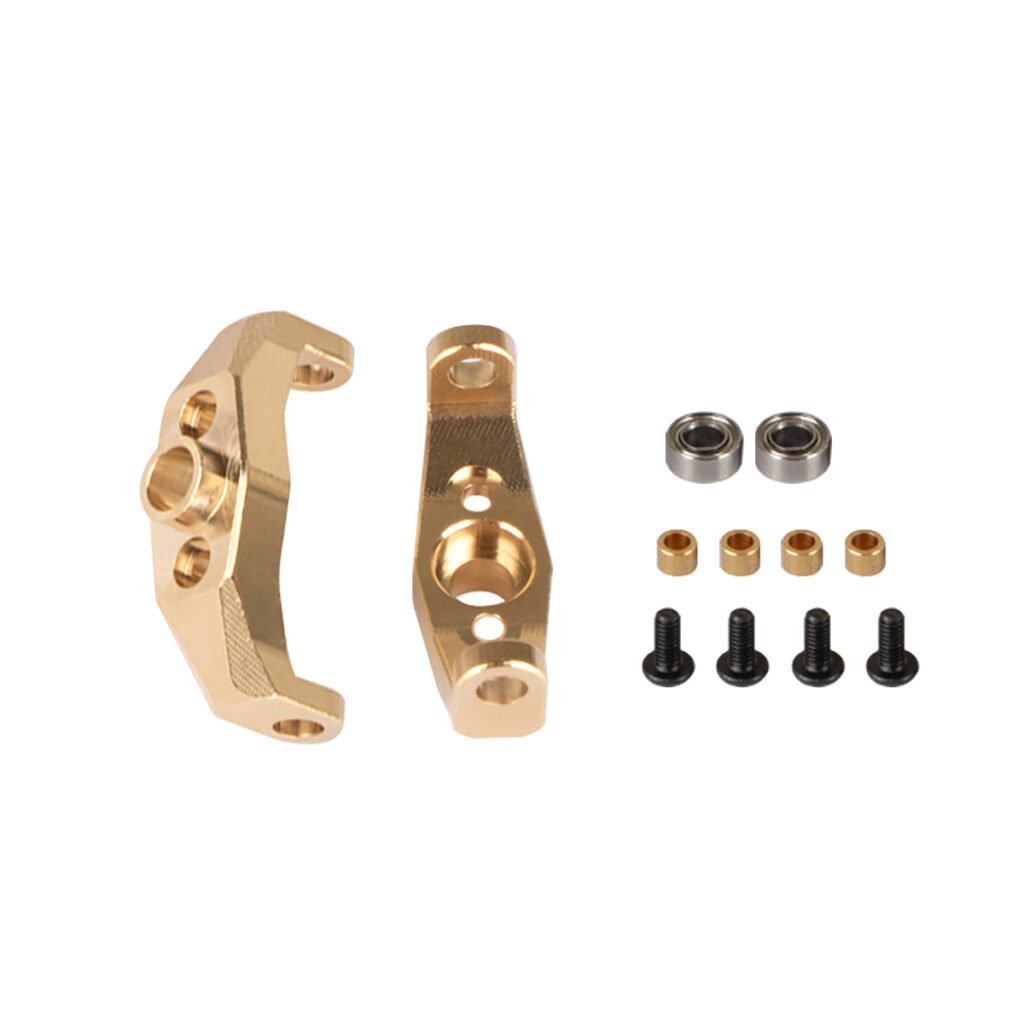 Brass C-Hub Weighted Block for Traxxas TRX-4M Axle Metal Steering Caster