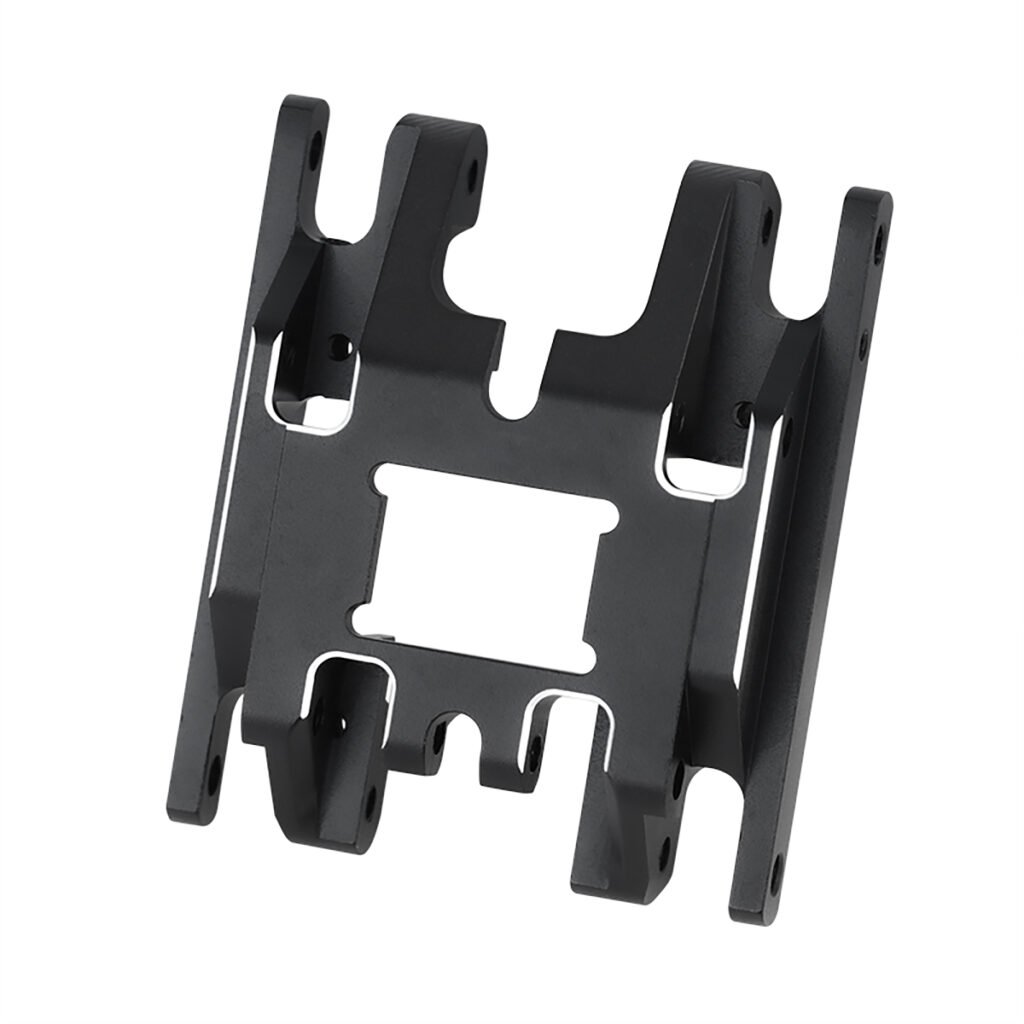 Traxxas TRX-4M CNC Aluminum Transmission Mount, Metal Chassis Gearbox Fixing Base for RC Crawler Car Upgrade Parts
